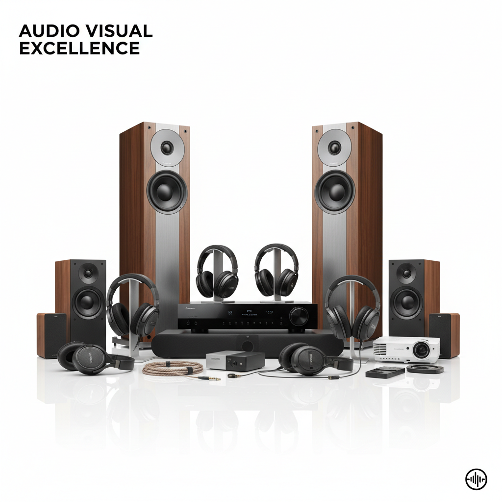 Audio & video Televisions speakers projectors