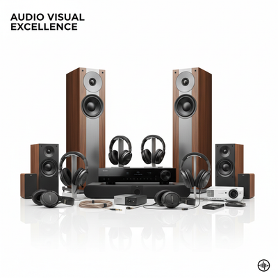 Audio & video Televisions speakers projectors
