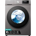 Hisense 10Kg Front Loading Washer And Dryer(6kg) Machine - Silver,Grey
