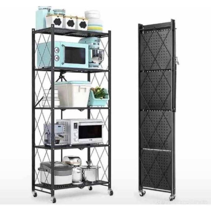 kitchen 4 Level Rack Shelf  organizer - Black