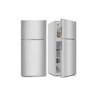 Chiq Chiq 150 Liters Double Door Top Freezer Refrigerator - Silver (3YRS WRNTY)
