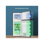Chiq Chiq 150 Liters Double Door Top Freezer Refrigerator - Silver (3YRS WRNTY)