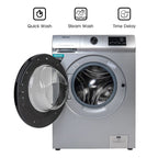 Hisense 10Kg Front Loading Washer And Dryer(6kg) Machine - Silver,Grey