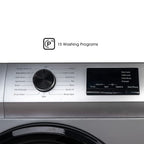 Hisense 10Kg Front Loading Washer And Dryer(6kg) Machine - Silver,Grey