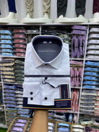 Monza Italy white dress shirt