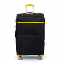 Black & Yellow Soft Shell Trolley Luggage