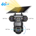 3 in 1 V380 Intelligent Solar Camera wireless outdoor security surveillance system