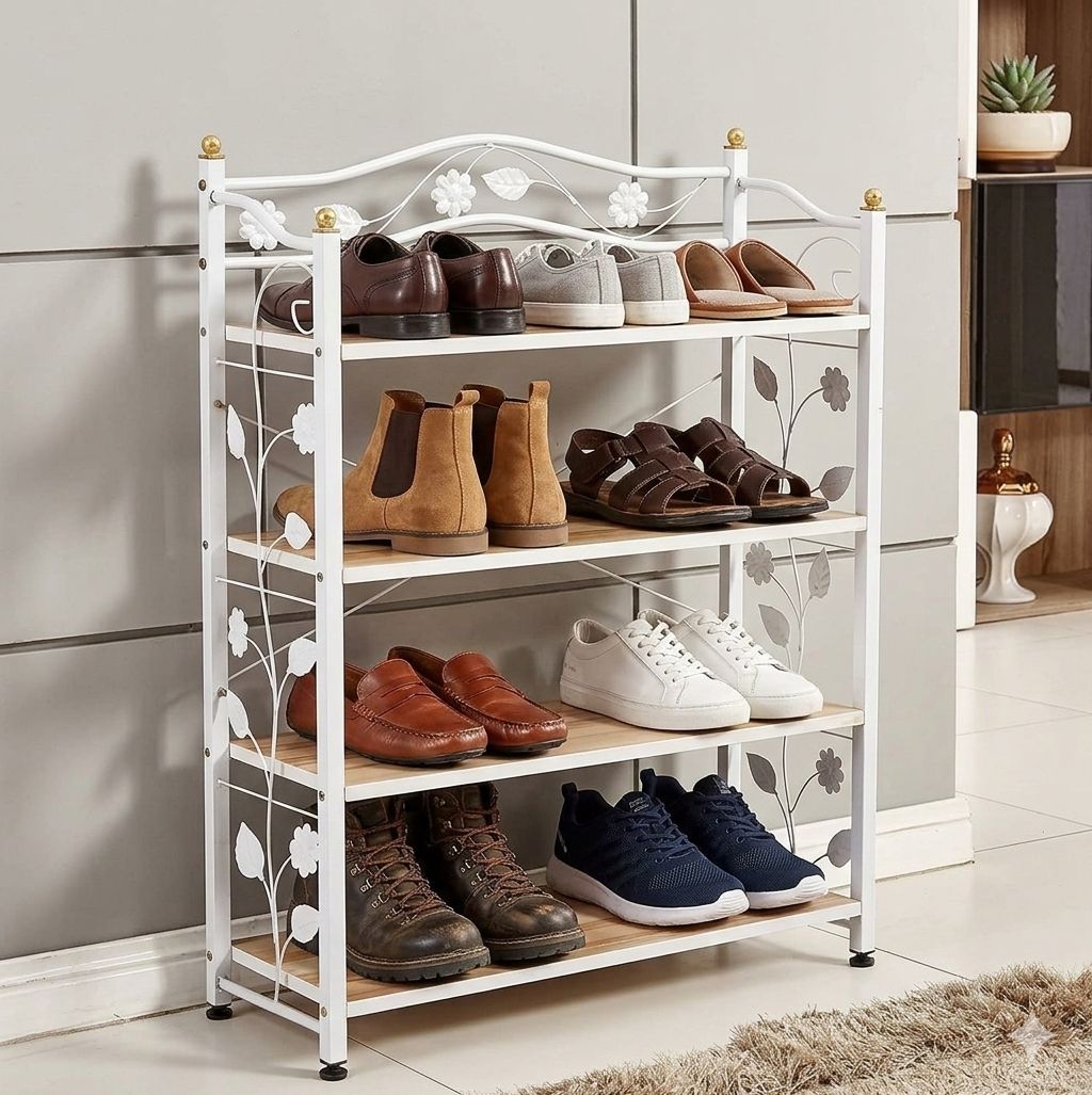 4 layers shoe rack stand