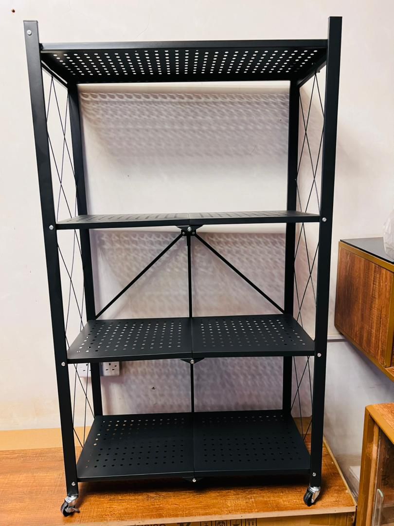 kitchen 4 Level Rack Shelf  organizer - Black