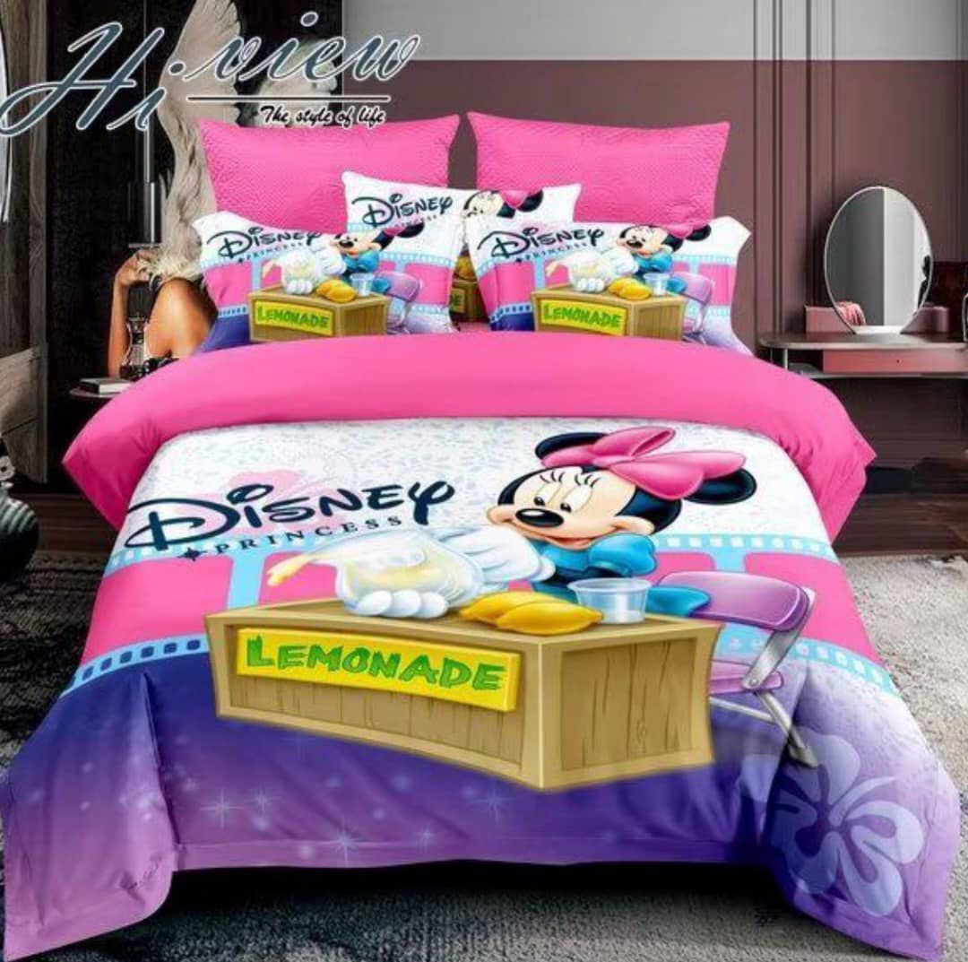 Kids cartoon duvet 4x6 characters