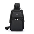 Men's Crossbody Sling Bag – Black (Kokibeoy)