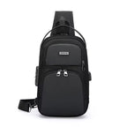 Men's Crossbody Sling Bag – Black (Kokibeoy)