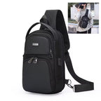 Men's Crossbody Sling Bag – Black (Kokibeoy)