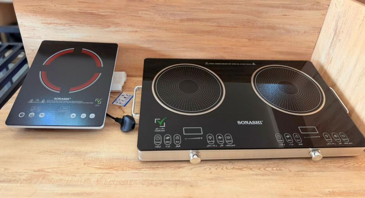 Sonashi Double Burner Infrared Cooktop
