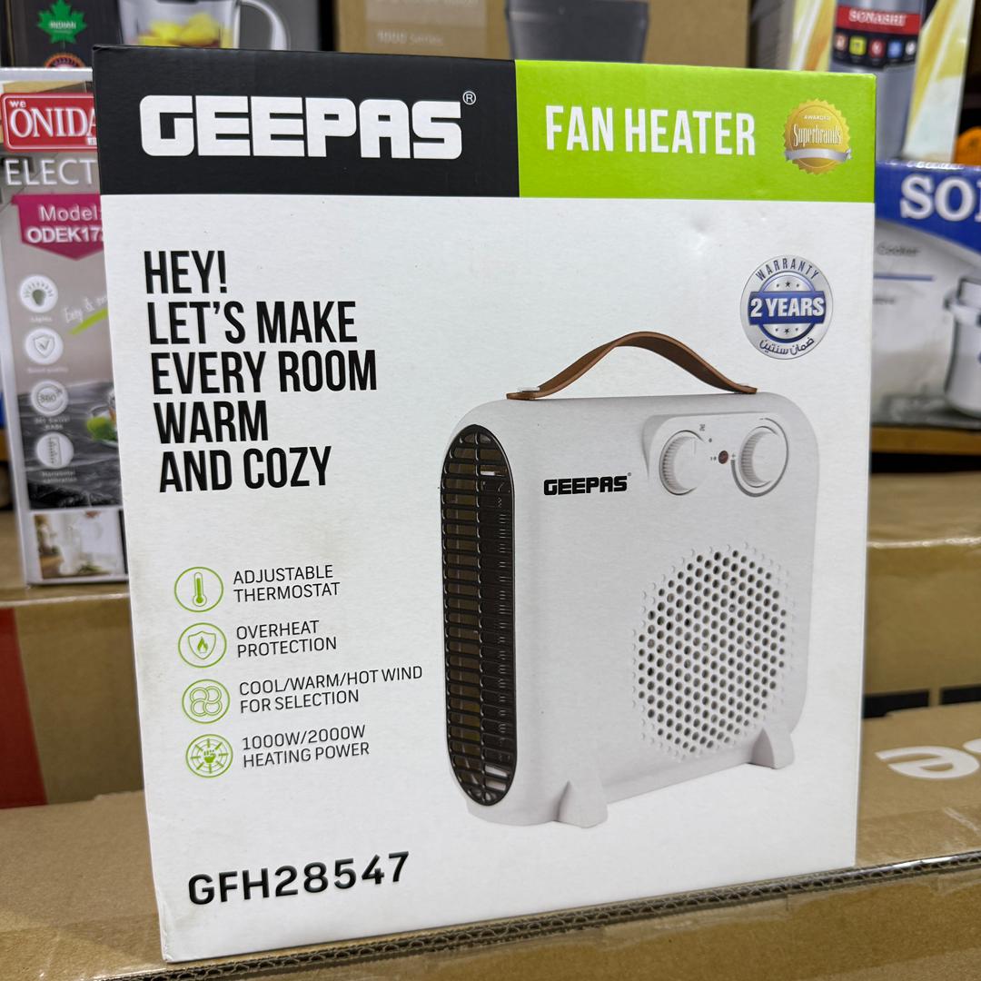 Geepas Fan Heater GFH28547-white