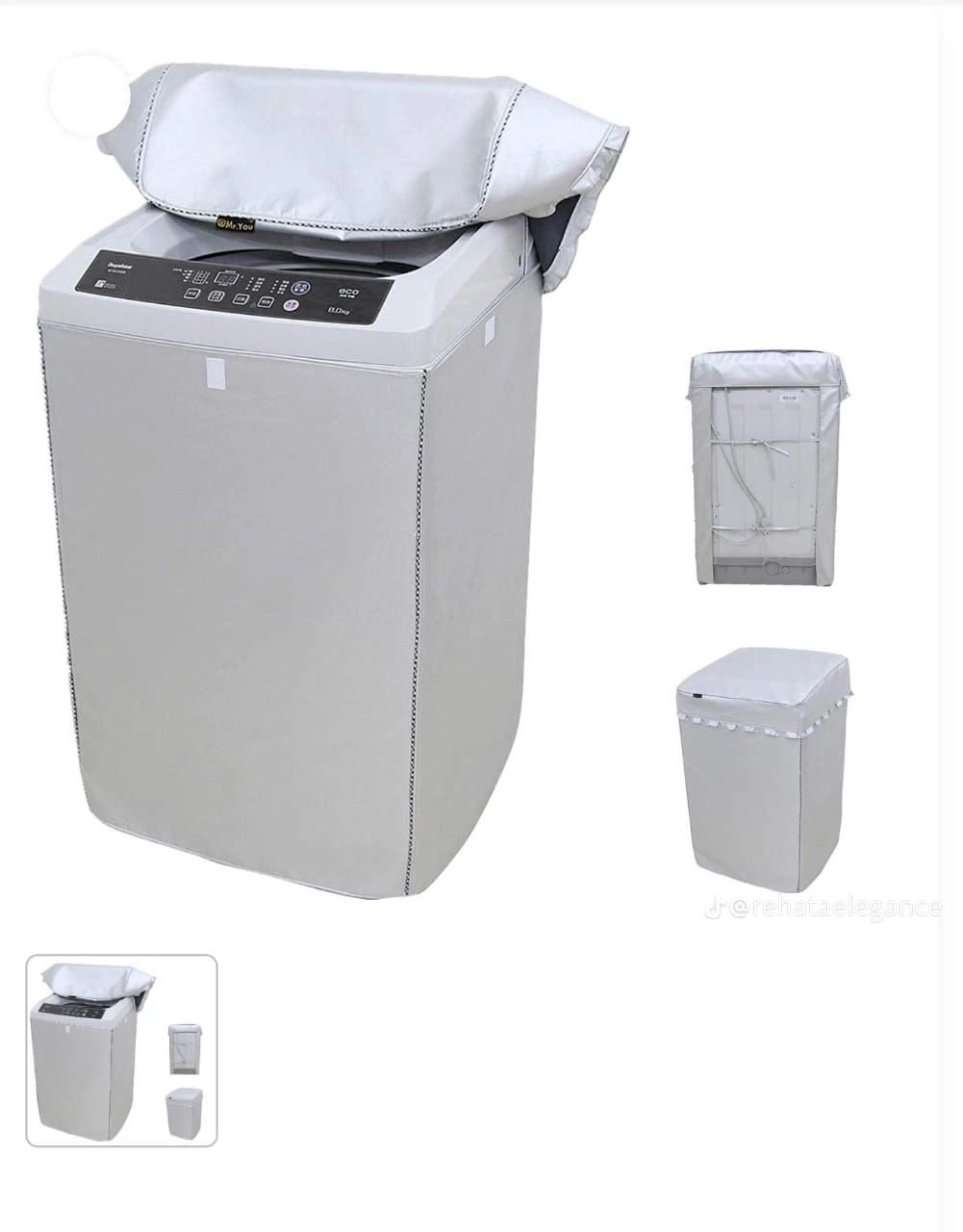 Top Loader Washing Machine Waterproof Cover – Grey
