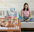 Baby Crib Mobile with Star Night Light, Music & Rotating Toys