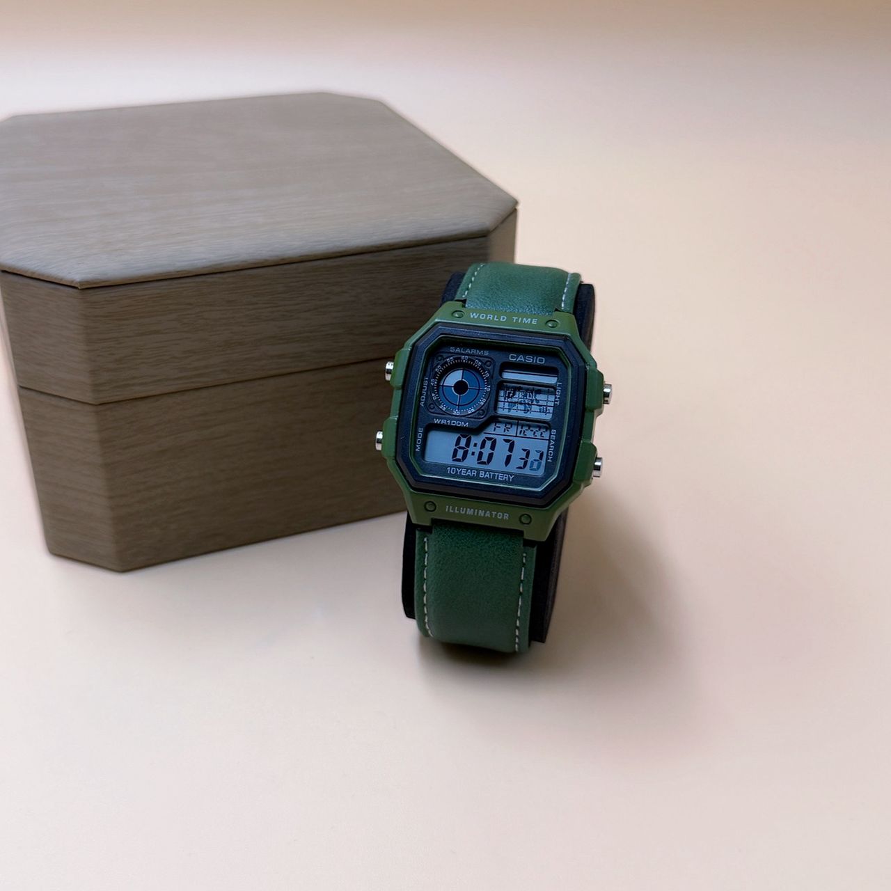 Casio Illuminator Digital Watch - Green