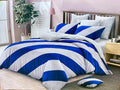 Blue & White Stripes Duvet Set 5x6