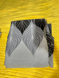 Black & White Stripes 3pc Curtain Set