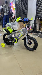 Safi Kids Bicycle with Training Wheels, Basket & Front Suspension