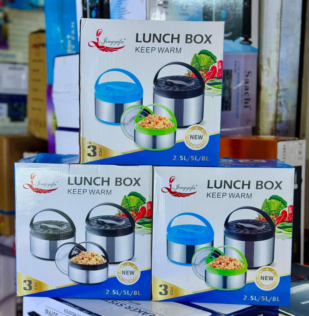 Jingyifa 3-Piece Thermal Lunch Box Set - Keep Warm