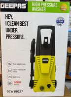 Geepas GCW19027 High Pressure Washer 3000W 135 Bar