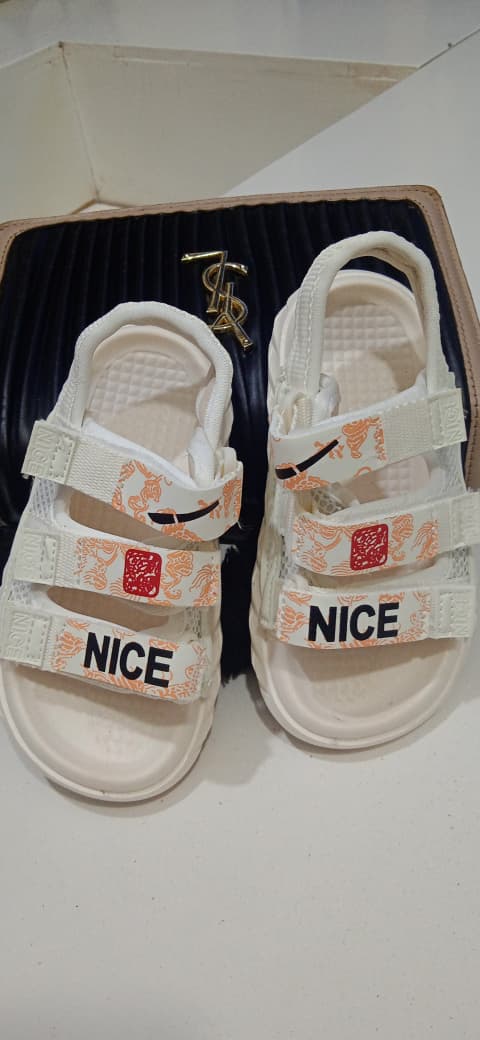 Kids NICE Sport Sandals - White (Sizes 26-34)