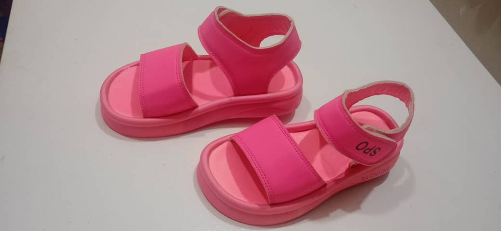 Kids Pink Velcro Sandals - OdS (Sizes 29-35)