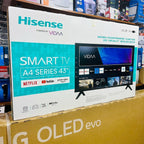 Hisense 43" A4 Series Full HD Smart TV - VIDAA