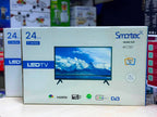 Smartec 24" LED TV – S24 S Series | AC/DC | Digital TV | HDMI | USB | DVB | 12 Months Warranty