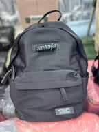 Xchafa Premium Black Backpack - Black Badge Edition (School & Travel)