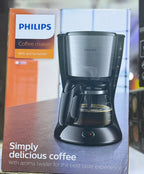 Philips Coffee Maker with Aroma Twister – Simply Delicious Coffee | Glass Carafe | Keep Warm Plate