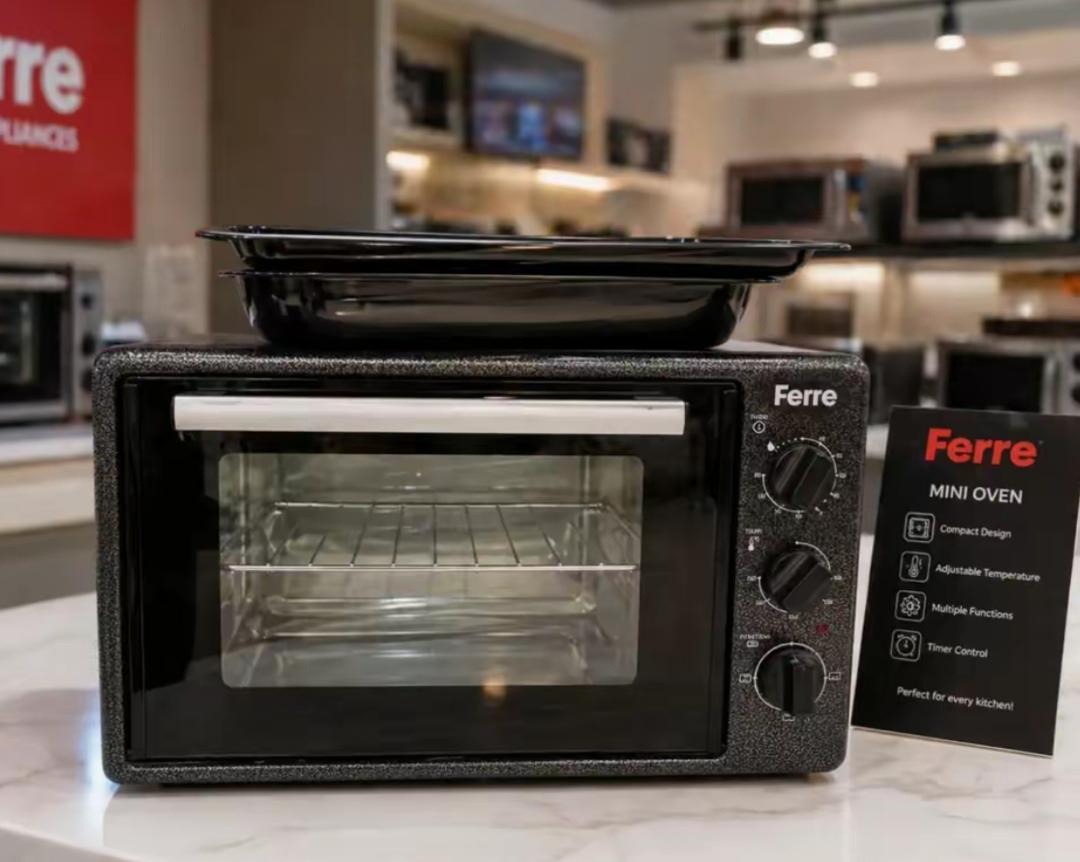 Ferre Mini Oven – Compact Design | Adjustable Temperature | Multiple Functions | Timer Control
