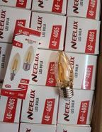 Neelux LED Filament Candle Bulb 4W E27 - Warm White 2700K