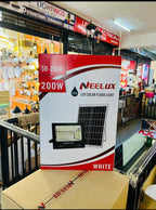 Neelux 59-2000 200W LED Solar Flood Light - IP66 Waterproof White