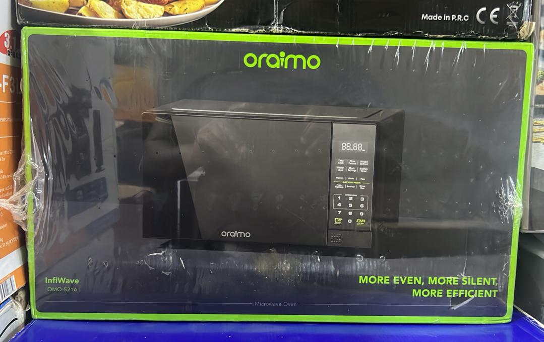 Oraimo InfiWave Microwave Oven – 23 Litres | OMO-521A | LFGB Certified | 80% Noise Reduction