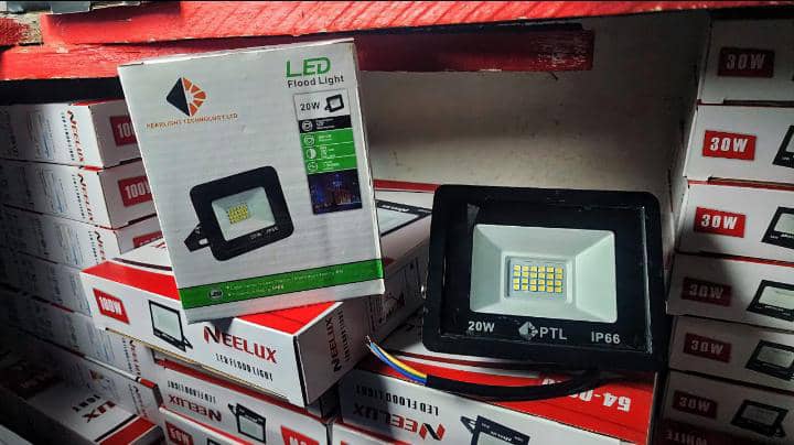 Neelux 20W LED Flood Light IP66 - PTL Series Outdoor Security Light