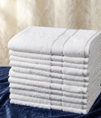 Polo Medium Bath Towel - High Quality White Cotton