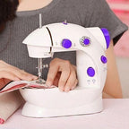 Mini Portable Electric Sewing Machine - Dual Speed with LED Light