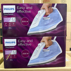 Philips EasySpeed Steam Iron - 2000W | 4 Steam Settings | Non-Stick Soleplate