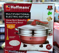 Hoffmans HM-3031 8L Multifunctional Electric Hot Pot with Steamer & Wooden Shovel - 1500W