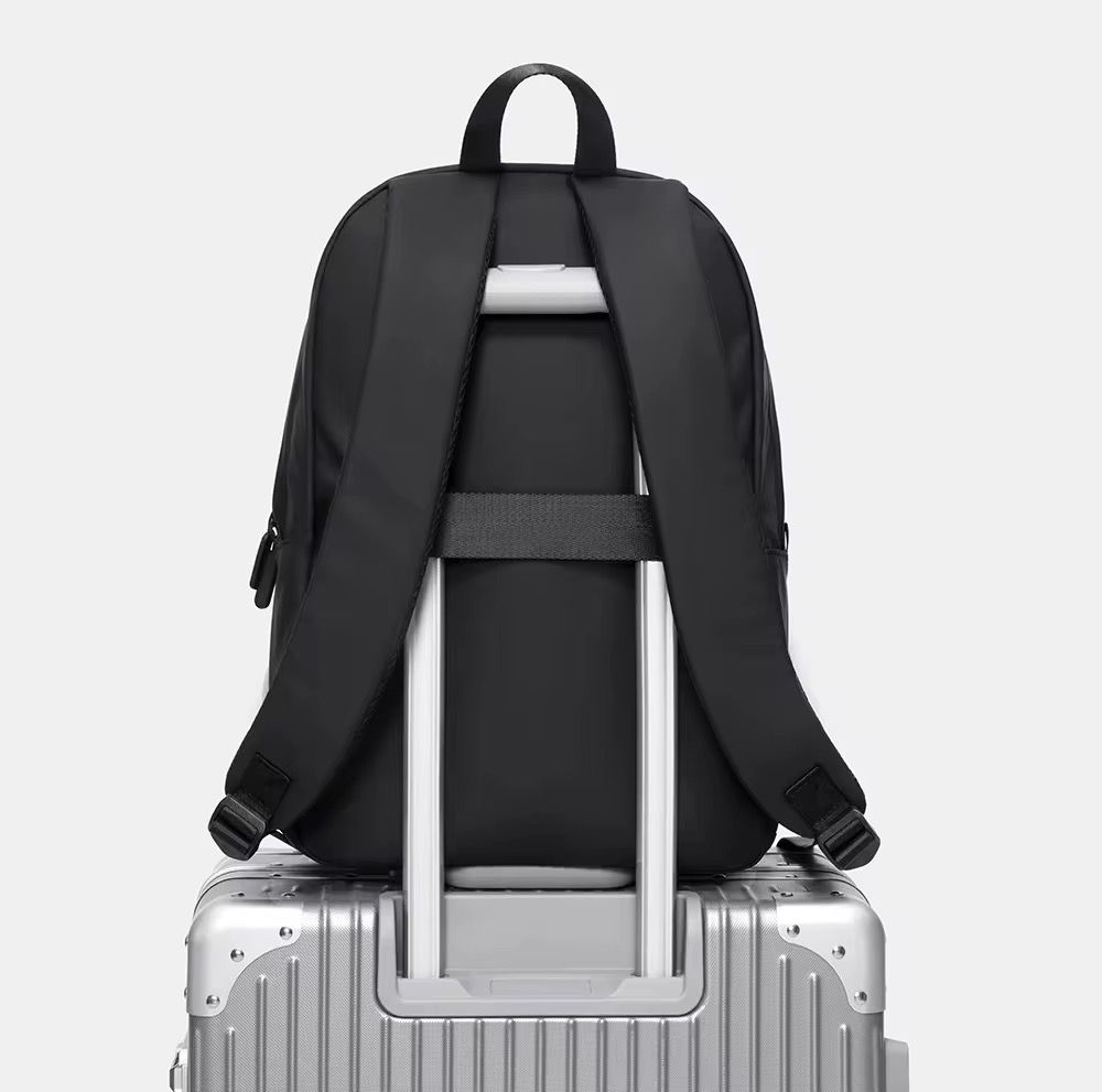 Meiyanuo Simple Casual Backpack | Waterproof | Luggage Strap | Laptop Bag | Travel & School | Unisex