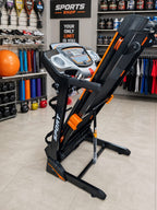 Sport Foldable Electric Treadmill | Speakers | USB | AUX | Dumbbells | Massage Belt | Waist Massager | Home & Commercial