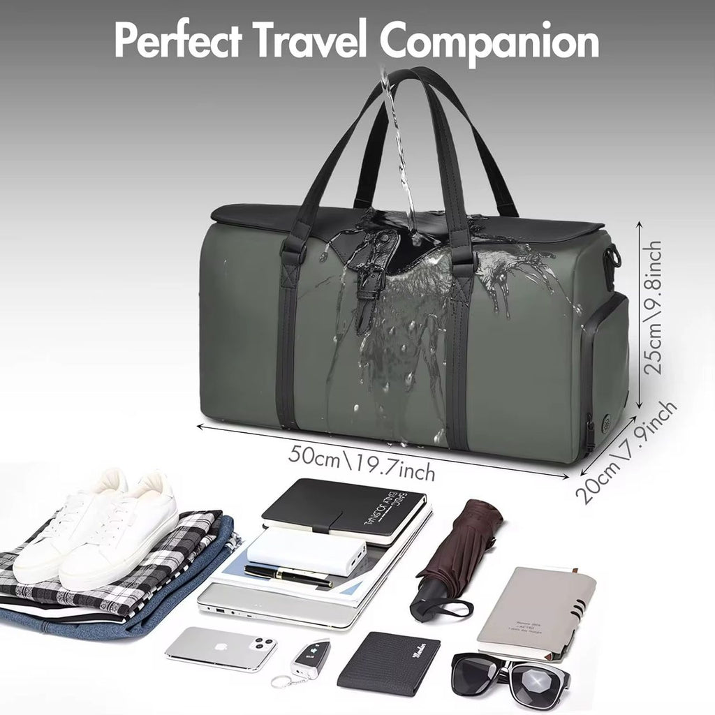 Large Capacity Water-Resistant Travel Duffel Bag