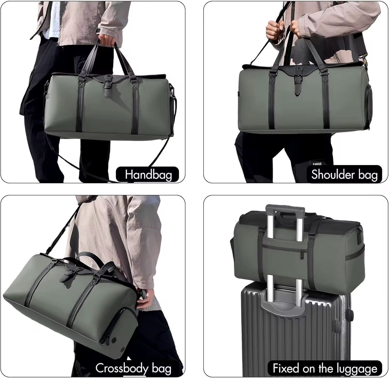 Large Capacity Water-Resistant Travel Duffel Bag