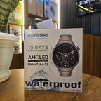 HainoTeko RW-68 Smart Watch | AMOLED | Bluetooth Calling | GPS | 3 Bands - Classic Edition