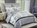 Dark Floral Leaf Duvet Set – 5x6