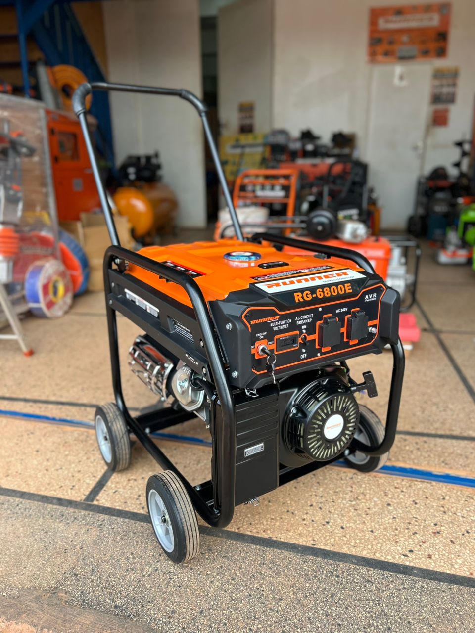 Runner RG-6800E 6.5KVA Petrol Generator with AVR