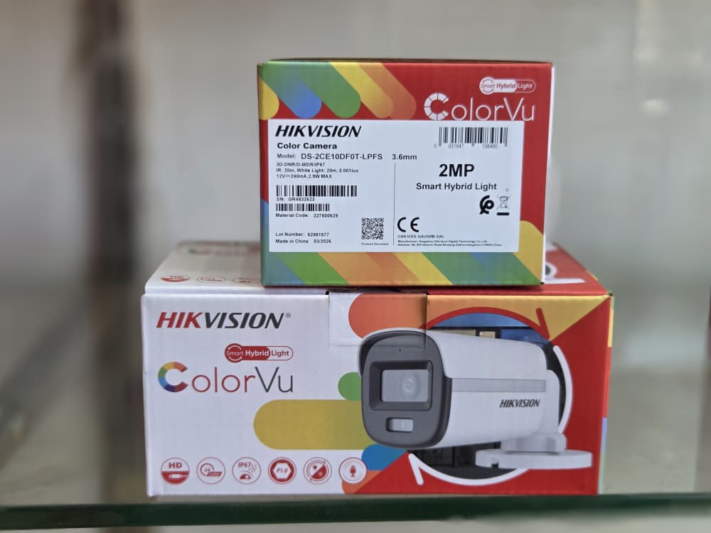 Hikvision ColorVu 2MP Smart Hybrid Light Bullet Camera